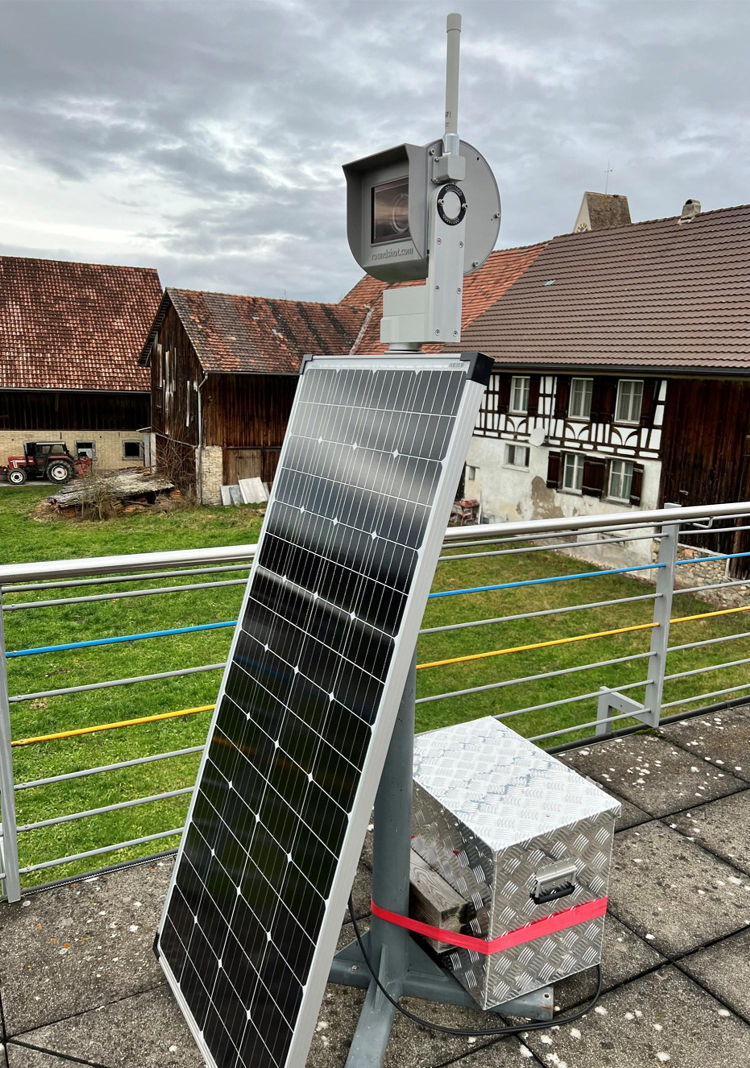 5. Generation Rounshot Kamera mit Solarmodul