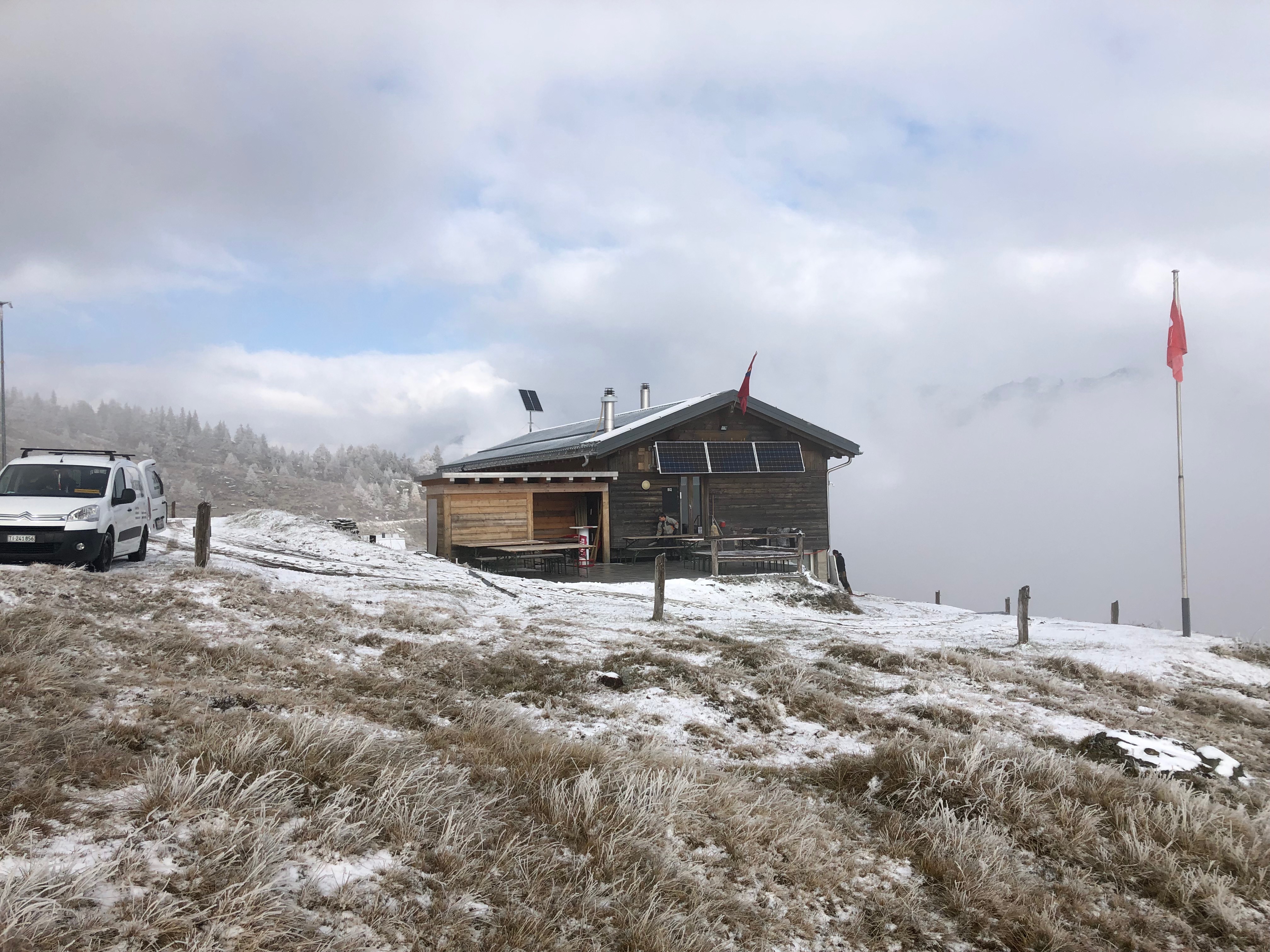 Gorda Hütte im Winter
