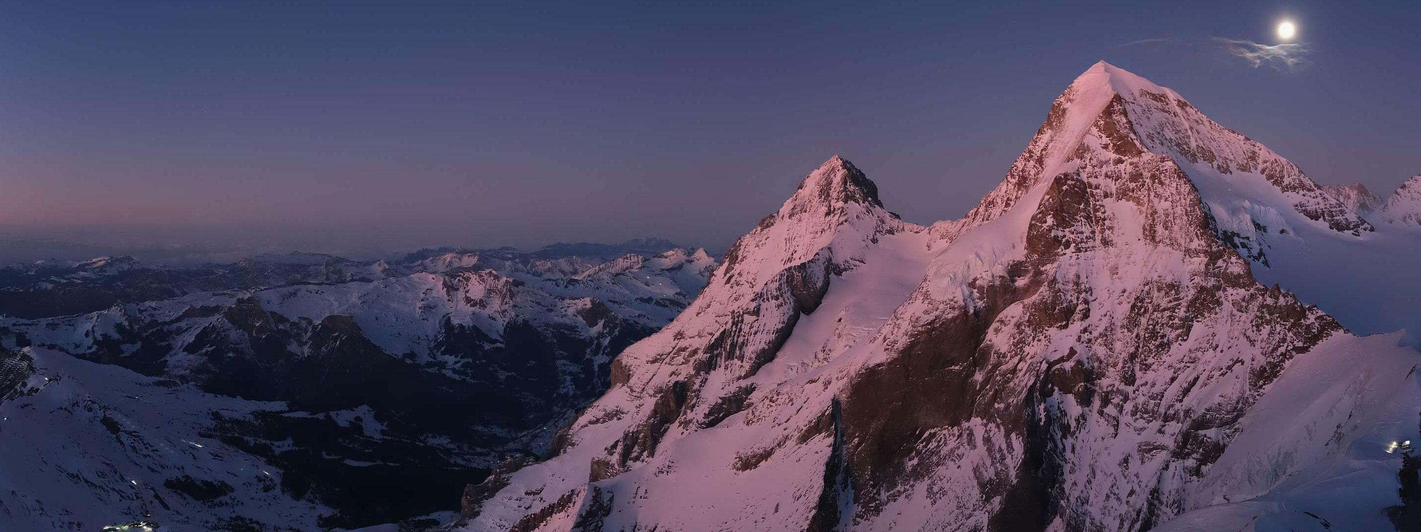 Livecambild Jungfrau Ostgrad  17 Januar 2022