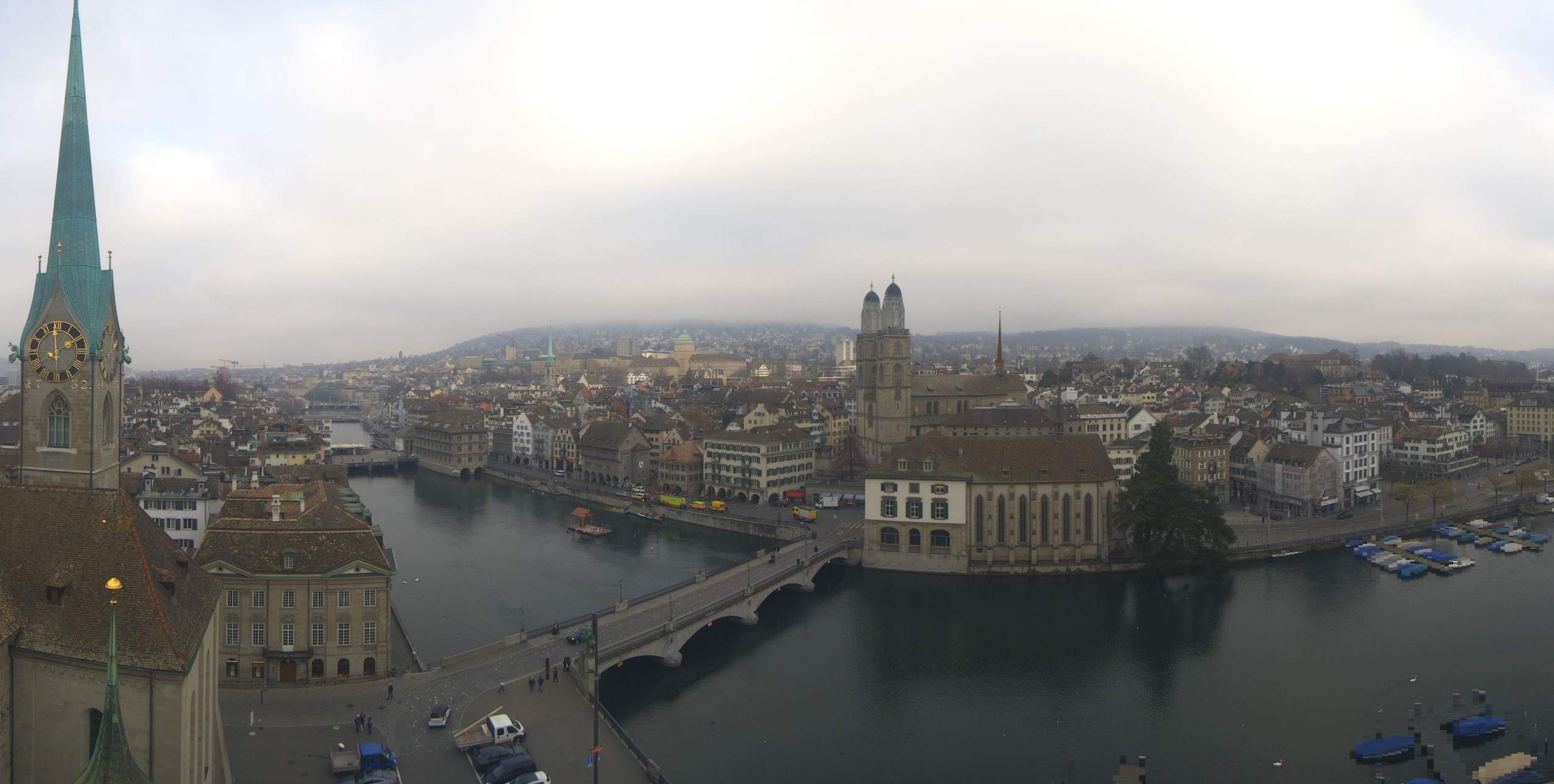 Webcambild Stadt Zürich November 2020